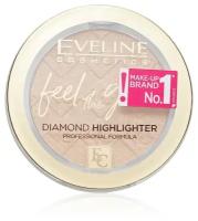 Хайлайтер для лица Eveline Feel The Glow, тон 20 gold luminous, 4,2 г