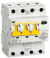 Выключатель автоматический дифференциального тока 4п C 20А 30мА тип A 6кА АВДТ-34 IEK MAD22-6-020-C-30 (1 шт)
