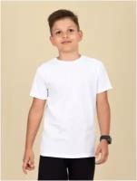 Футболка, футболка для мальчика, футболка однотонная, футболка детская (П35-16-Ч р80 (158) 07) LIDEKO kids