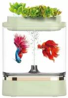 Аквариумный набор DESGEO Descriptive Geometry C300 Mini Fish Tank зеленый