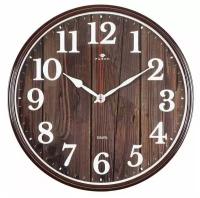 Часы настенные Рубин 2940-002 (круг диаметр 29см) "Эко" коричневые