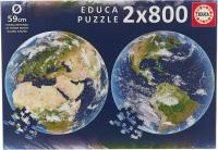 Пазл Educa 2х800 деталей: Земля