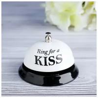 Звонок настольный "Ring for a kiss", 7.5 х 7.5 х 6 см