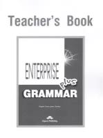 Enterprise Plus. Grammar. Teachers Book. Pre-Intermediate