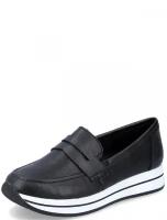 Rieker N4551-00V женские туфли черный натуральная кожа, Размер 39