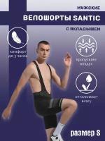 Велошорты мужские с памперсом, дышащий материал Santic WM0C05119H, S