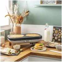 Блинница Tefal PY900D12 Crepier Gourmet, черный/серый