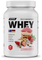 Atlecs Whey Protein 908 g, (клубничный чизкейк)