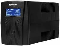 Источник бесперебойного питания SVEN Pro 650, 650VA (390W), 2 евророзетки, 2 розетки RJ45, SV-013844