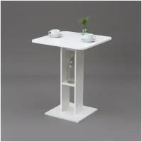 Обеденный стол с закругленными углами CAPRERA-60/ Белый / 60х60х78,5см / VERAMENTE