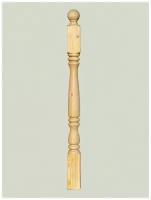 Столб деревянный для лестниц / Англия / Сорт-АВ / 80х80х1160 мм (упаковка 2 штуки)