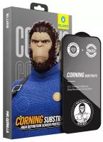 Защитное стекло Blueo 2.5D USA Corning Gorilla Anti-Static (+install) 0.33 мм для iPhone 14 Pro с черной рамкой (BM5847-14pro-6.1)