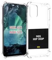 Чехол MyPads Eazy-E 90S Hip Hop для Nokia G11 / G21 задняя-панель-накладка-бампер