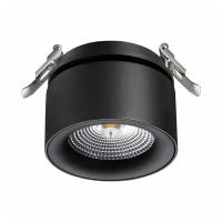 358783 SPOT NT21 199 черный Светильник встраиваемый светодиодный IP20 LED 25W 4000K 2200Лм 100-265V GRODA