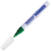 Маркер-краска лаковый (paint marker) MUNHWA, 4 мм, зеленый, нитро-основа, алюминиевый корпус, PM-04
