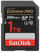 Карта памяти SanDisk SDXC 1TB Extreme Pro UHS-I V30 U3 200/140 Mb/s