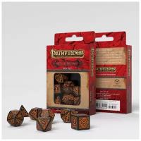 Набор кубиков для настольных ролевых игр (Dungeons and Dragons, DnD, D&D, Pathfinder) - Pathfinder Hell's Vengeance Dice Set