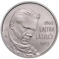 (2017) Монета Венгрия 2017 год 5000 форинтов "Ласло Лайто" Серебро Ag 925 PROOF