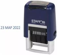 Датер-мини STAFF, месяц буквами, оттиск 22х4 мм, "Printer 7810", 237432