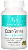 Natural Factors, WomenSense, EstroSense, гормональный баланс, 60 вегетарианских капсул