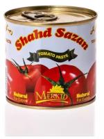 томатная паста Shahd Sazan ,ГОСТ 25% , 790гр, ж/б, литография, ключ