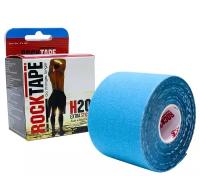 Кинезиотейп Rocktape H2O (водостойкий), 5 см х 5 м, голубой