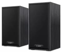 Акустическая система 2.0 CBR CMS 635 CMS 635 Black black, питание USB, 2х3 Вт (6 Вт RMS), MDF, 3.5 мм линейный стереовход, регул. громк, 1 м