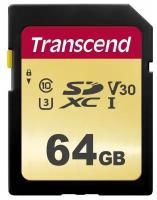 Карта памяти Transcend TS64GSDC500S 64Gb