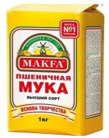 Мука пшеничная Макфа 1кг х 10