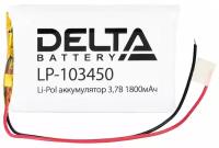 Аккумулятор призматический Delta LP-103450 (Li-Pol) 1800 мАч 3,7В для телефон / планшет / плеер / игрушки /квадрокоптеры