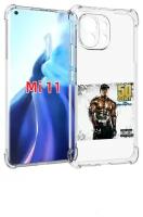 Чехол MyPads 50 Cent - The Massacre для Xiaomi Mi 11 (экран 6.81) задняя-панель-накладка-бампер