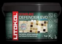 Затирка Litokol Defender Evo, 1 кг, S.209 pietra d`Assis