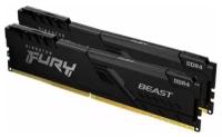 Модуль памяти DDR4 16GB (2*8GB) Kingston FURY KF432C16BBK2/16 Beast Black 3200MHz CL16 1RX8 1.35V 288-pin 8Gbit