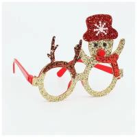 Карнавальные очки «Снеговик»
