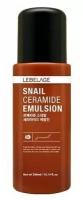 Эмульсия для лица с керамидами и муцином улитки Lebelage Snail Ceramide Emulsion 300ml