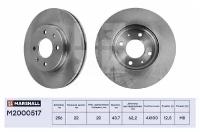 Тормозной диск передн. Hyundai Solaris II 17-, Kia Rio IV 17- (M2000517), Marshall M2000517