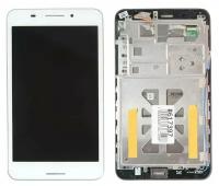 дисплей ZeepDeep в сборе с тачскрином и передней панелью для Asus FE375CXG-1B белый
