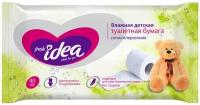 Влажная туалетная бумага Fresh idea гипоаллергенная, липучка, 40 шт., 1 уп