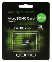 Карта памяти MicroSD 16Гб QUMO QM16GMICSDHC10NA