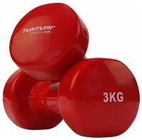 Гантели с виниловым покрытием Tunturi Vinyl Dumbbells, 3 кг, пара