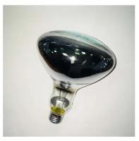 Лампочка инфракрасная ИКЗ R127 250W 220V E27 прозрачная, калашниково 8105025 (1 шт.)