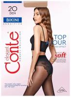 Колготки Conte Bikini, 2 шт., коричневый