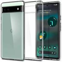 Чехол SPIGEN для Pixel 6a - Ultra Hybrid - Прозрачный - ACS04477