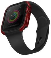 Uniq для Apple Watch 4/5/6/SE 44 mm чехол Valencia aluminium Red