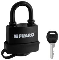 Замок навесной Fuaro (Фуаро) PL-3650 Black (50 мм), 3 Английских ключа