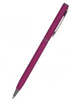 Ручка «Palermo» шариковая автоматическая, Бордовый металлический корпус, 0,7 мм, Синяя