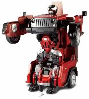 Робот-трансформер 1 TOY Трансботы Т10860, черный/красный