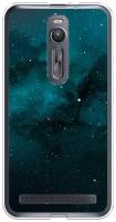 Силиконовый чехол на Asus Zenfone 2 ZE550ML/ZE551ML / Асус Зенфон 2 ZE550ML/ZE551ML Синий космос