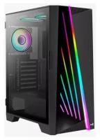 Корпус AeroCool Mirage-G-BK-v1 ( ATX, RGB, Glass Window, 1x Mirage 12cm fan, USB3.0 x2, USB2.0x1)