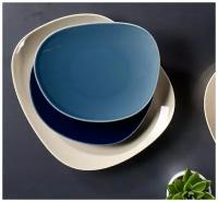 Тарелка для завтрака Organic Turquoise Villeroy & Boch, 21x17x2 см, Фарфор